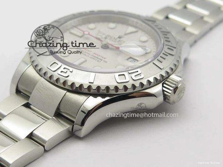 0901 Effortless Yacht-Master BP Maker 16622 Silver Dial On SS Bracelet A 3868